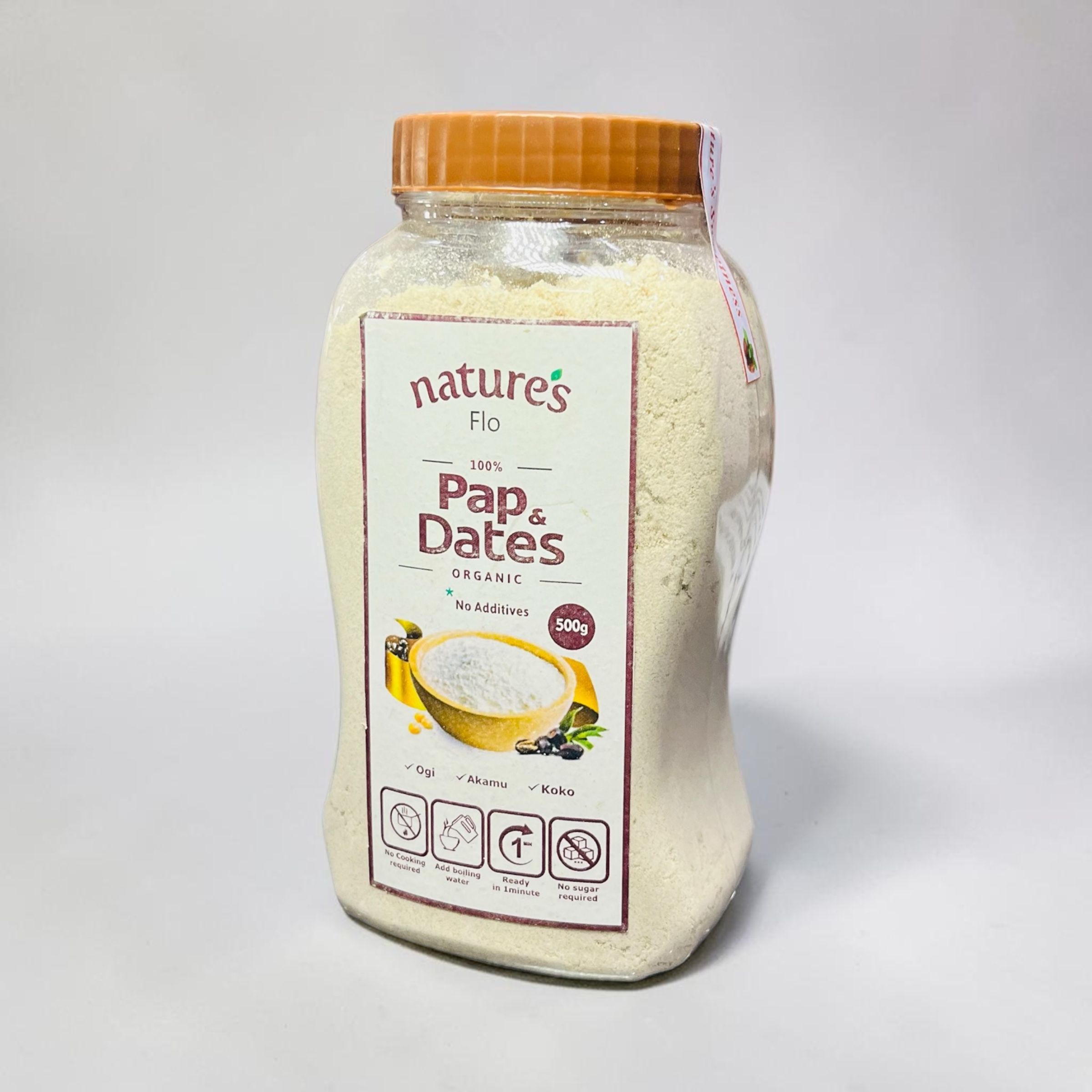 NATURES FLO PAP &AMP; DATE 500G